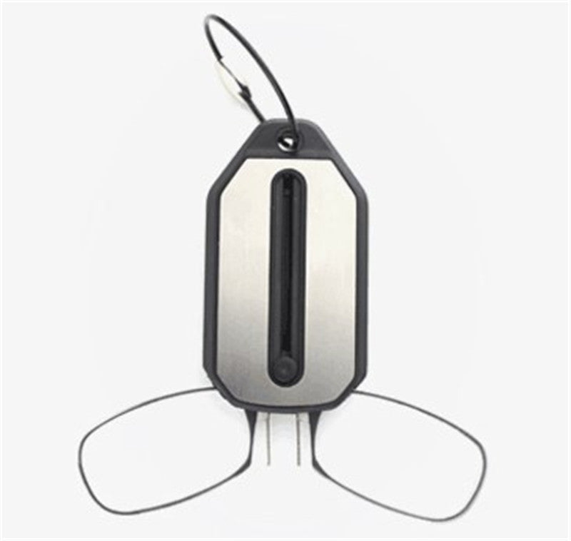Compact Keychain Reading Glasses with Portable Folding Frame in Protective Case for Vision Magnification on the Go | Thomler