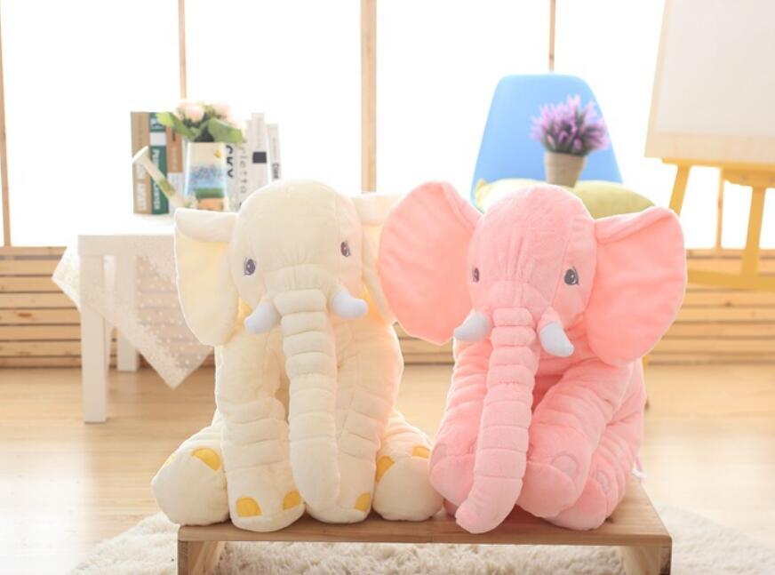 Jumbo Plush Elephant Pillow Toy for Nursery & Baby Photos – Soft Cotton-Filled Cuddle Buddy for Infants & Toddlers | Thomler