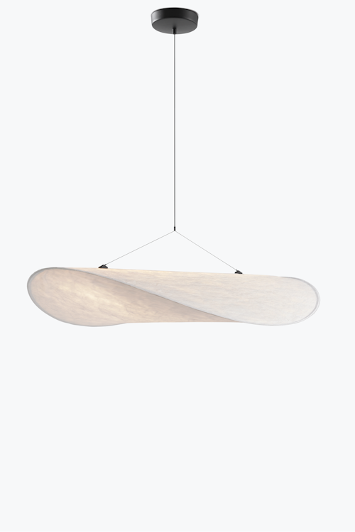 Pendant Light Tyvek 129.0 cm Cloud-Shaped Dimmable Ceiling Lamp White Dining Room Living Area Statement Lighting | Thomler