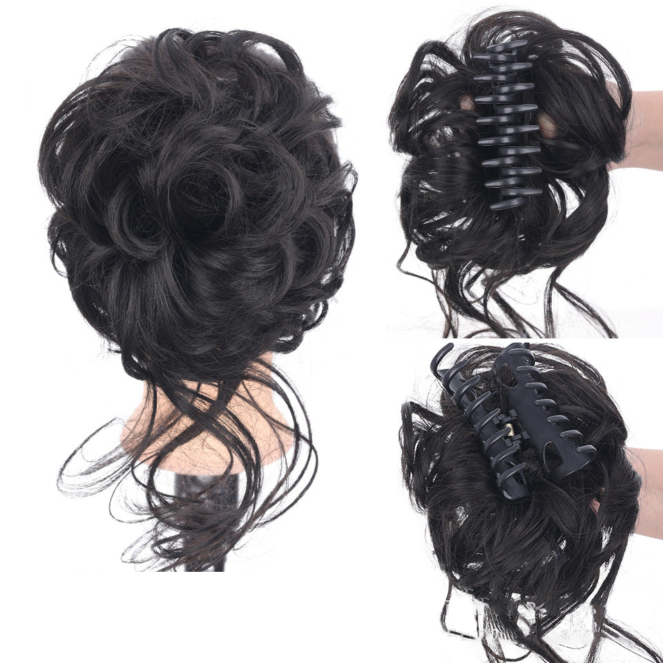 Clip-In Messy Bun Hairpiece – Synthetic Hair Scrunchie Updo Extension for Volume & Style | Thomler