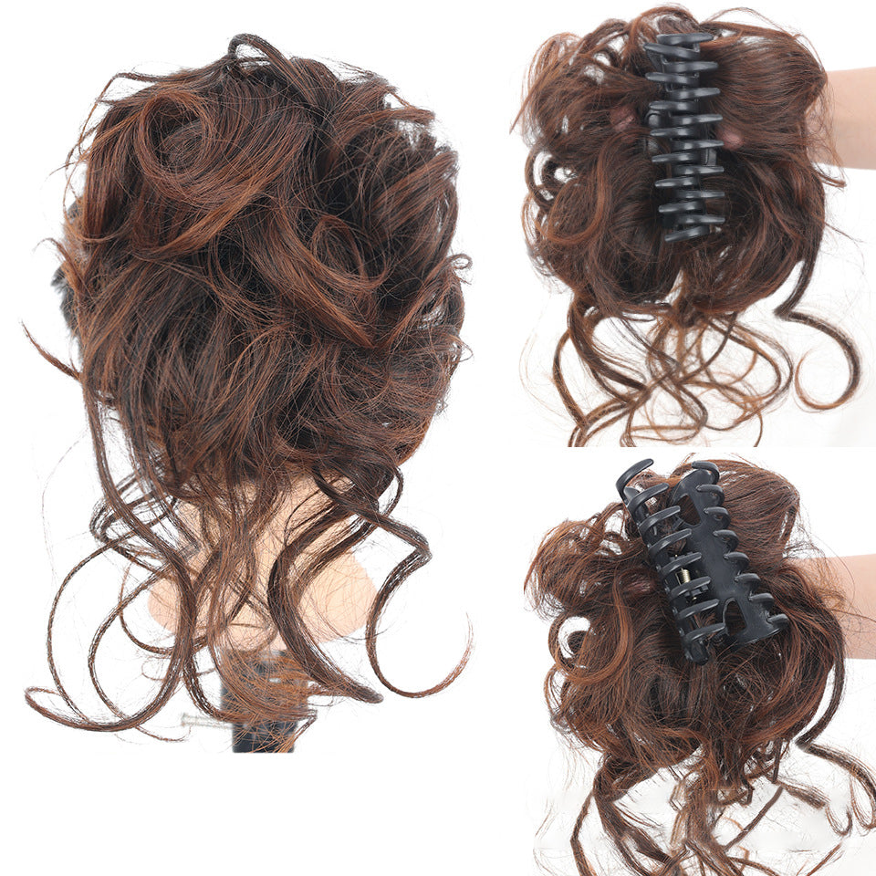 Clip-In Messy Bun Hairpiece – Synthetic Hair Scrunchie Updo Extension for Volume & Style | Thomler