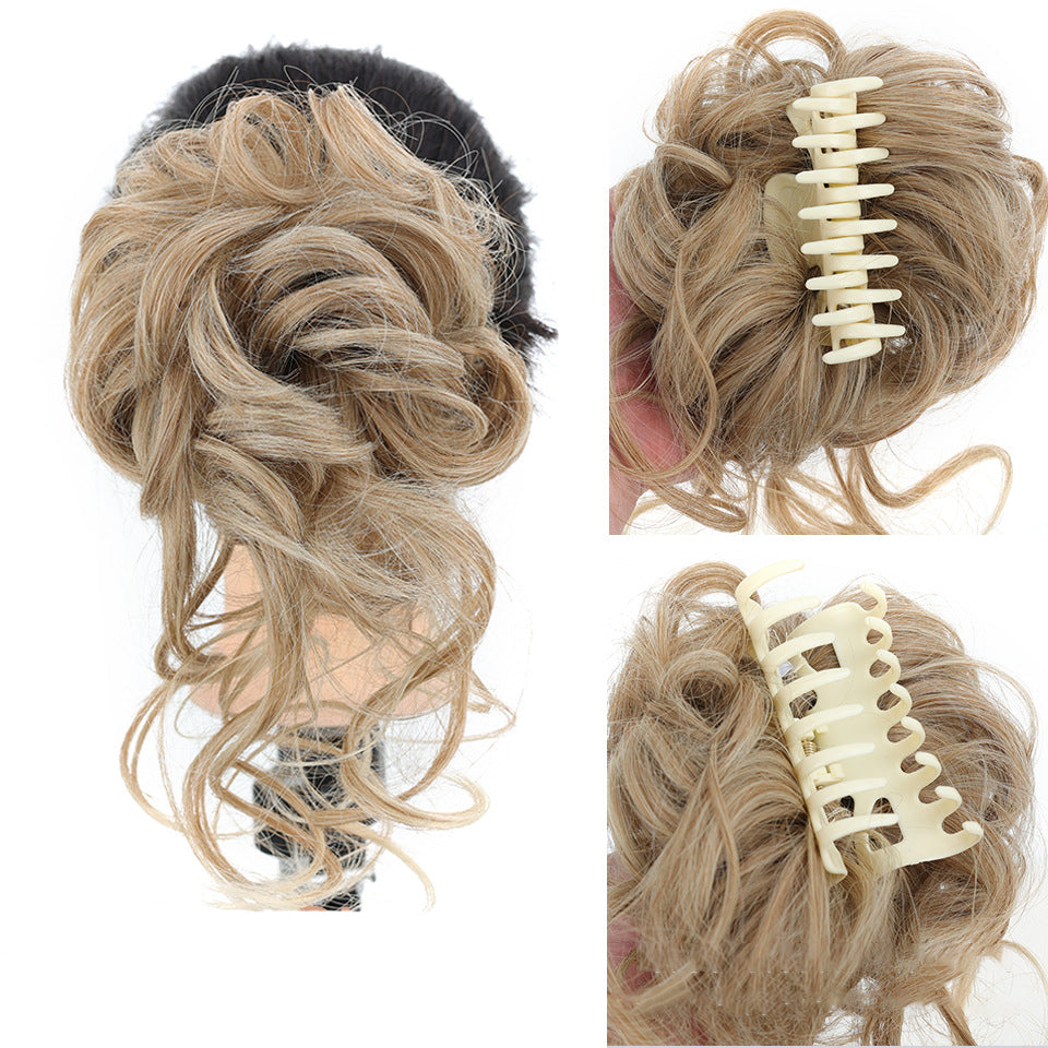 Clip-In Messy Bun Hairpiece – Synthetic Hair Scrunchie Updo Extension for Volume & Style | Thomler