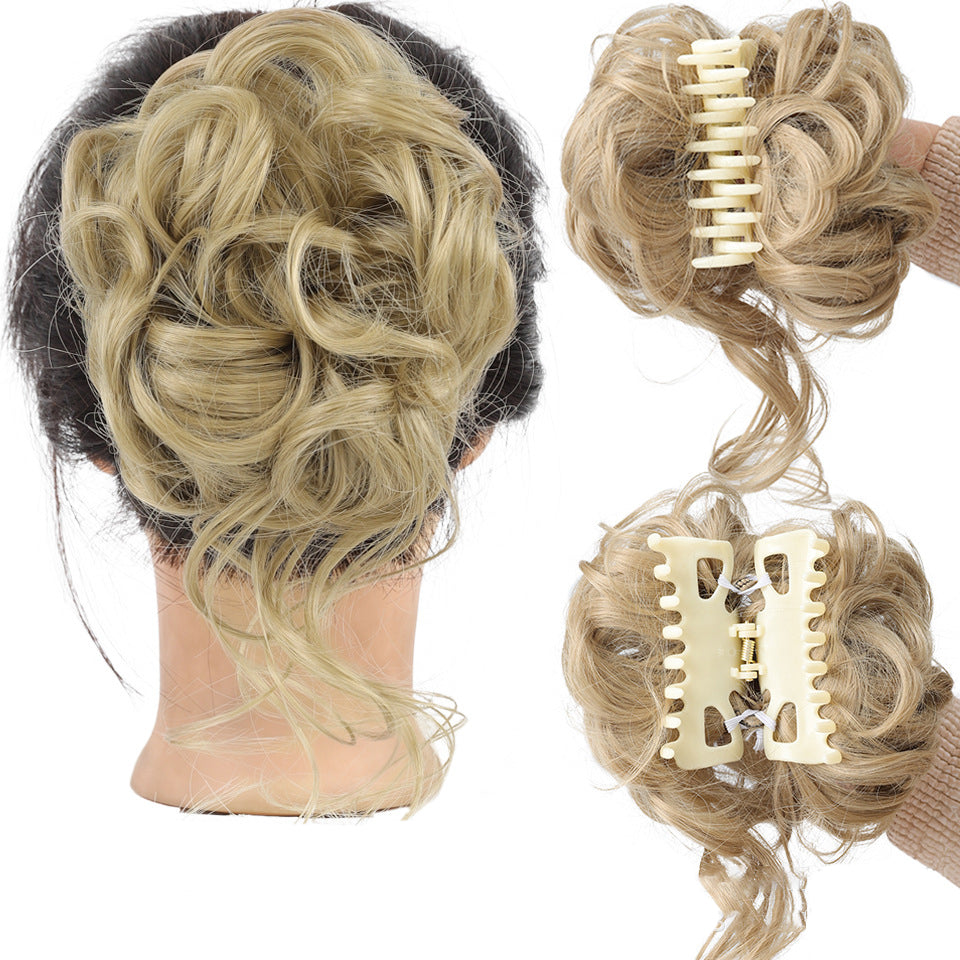 Clip-In Messy Bun Hairpiece – Synthetic Hair Scrunchie Updo Extension for Volume & Style | Thomler