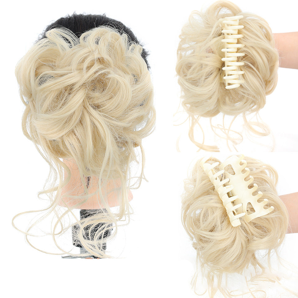 Clip-In Messy Bun Hairpiece – Synthetic Hair Scrunchie Updo Extension for Volume & Style | Thomler