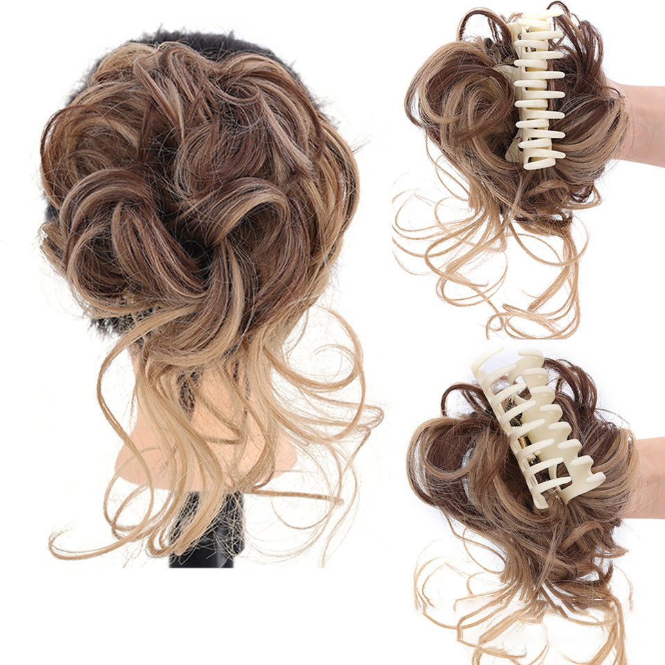 Clip-In Messy Bun Hairpiece – Synthetic Hair Scrunchie Updo Extension for Volume & Style | Thomler