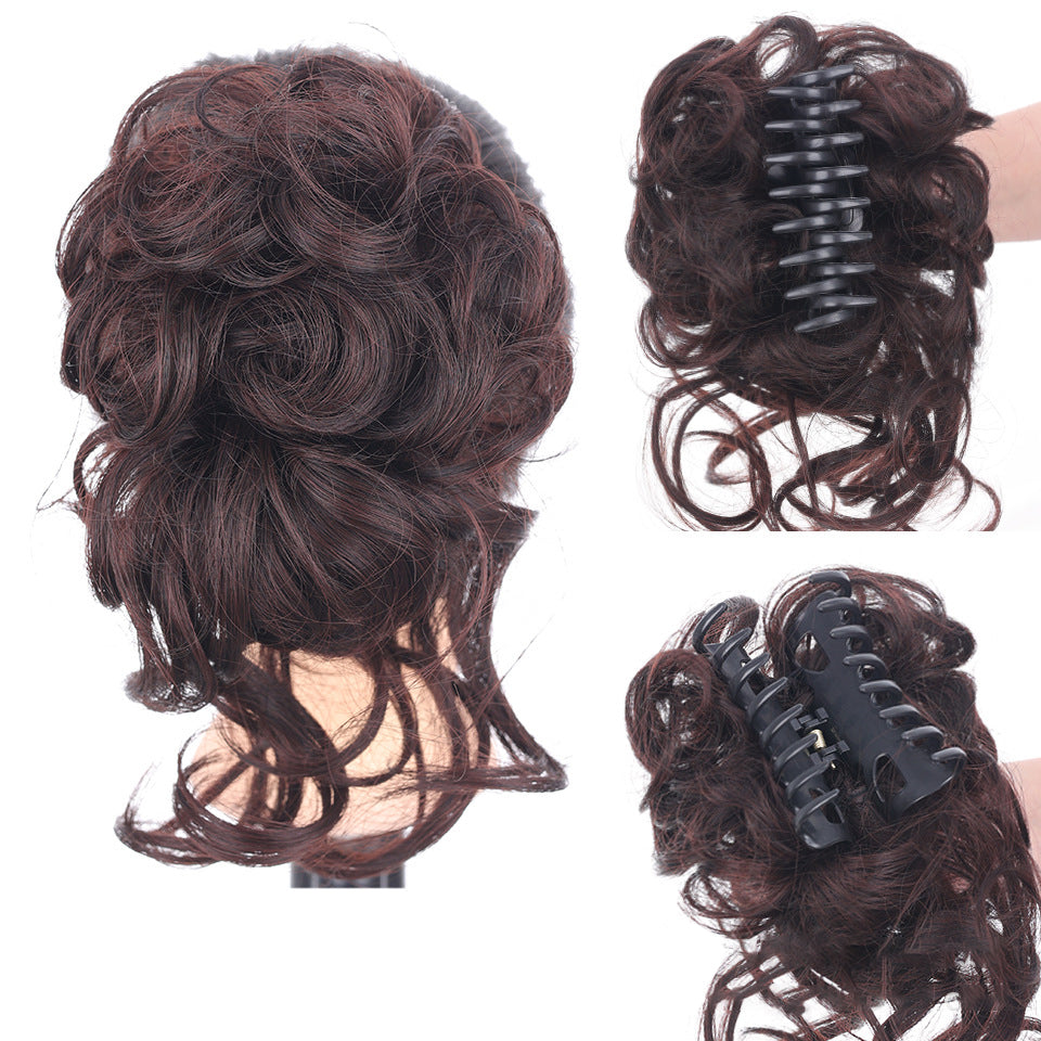 Clip-In Messy Bun Hairpiece – Synthetic Hair Scrunchie Updo Extension for Volume & Style | Thomler