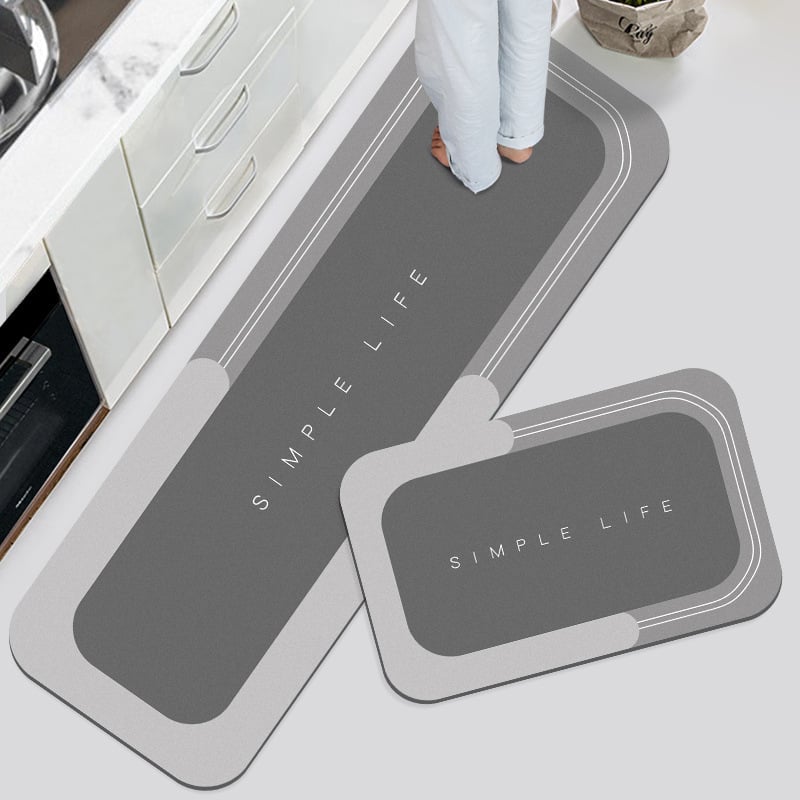 Super-Absorbent Non-Slip Bathroom Floor Mat for Safe, Dry Floors – Plush Memory Foam Bath Rug with Quick-Dry Technology | Thomler