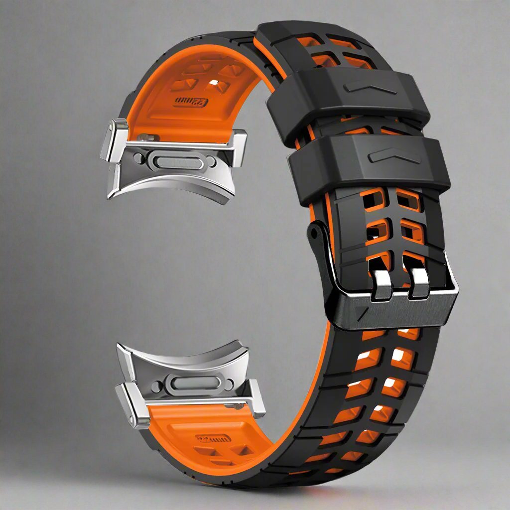 Flexible Silicone Galaxy Watch Ultra Band – Sport Strap for 47mm Ultra, Ultra 2 & 2025 Models – Adjustable Buckle Replacement Wristband | Thomler