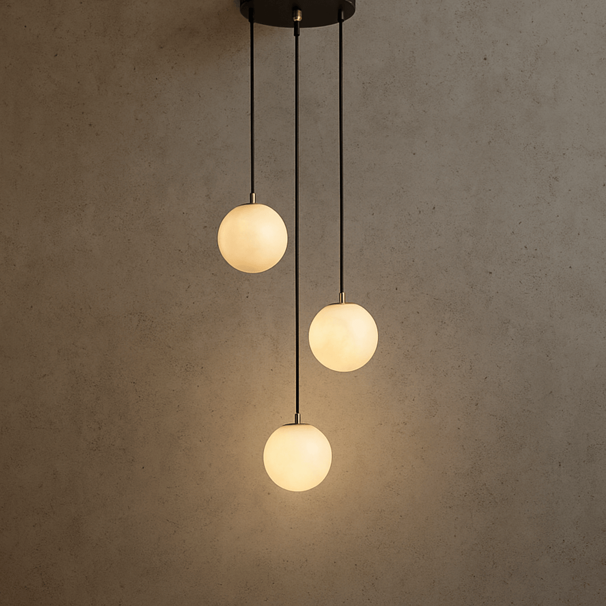 Spiral Globe Chandelier for Staircases and Foyers – Adjustable Drop with 3 to 18 Lights | Thomler