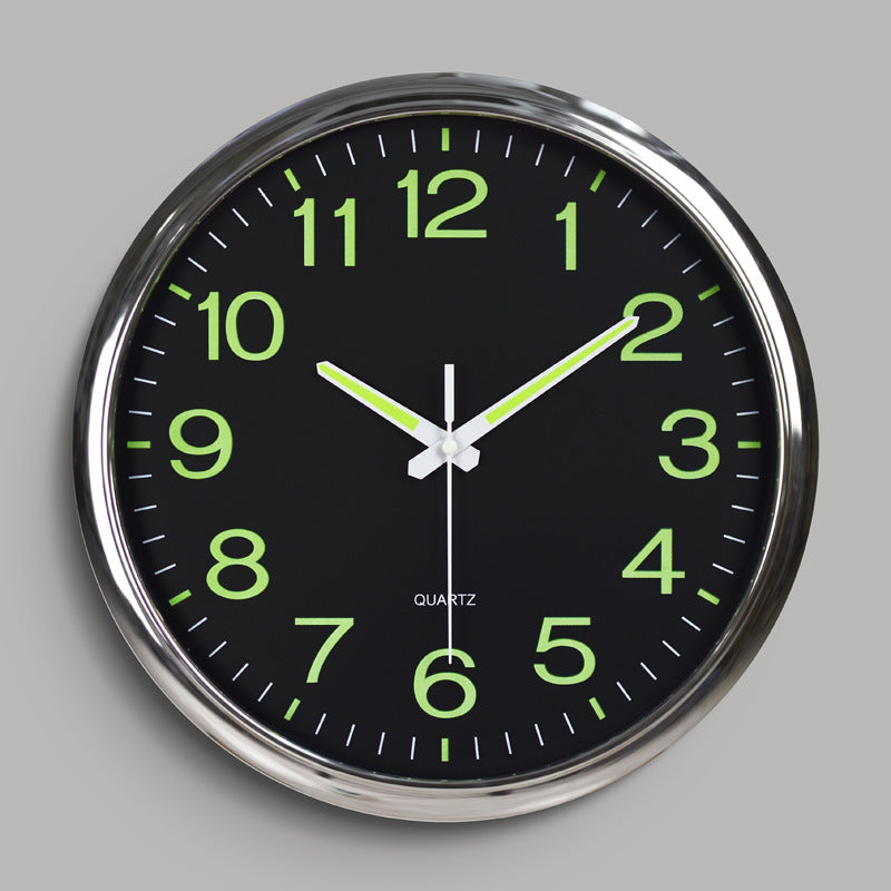 Illuminated LED Wall Clock – 12" Round Digital Display Clock with Backlight for Living Room, Bedroom & Office | Thomler