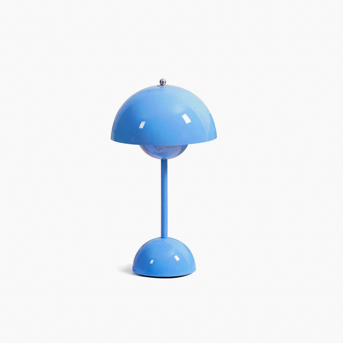 Desk Lamp Metal 6.3 in Rechargeable Tri-Color Small Table Light | Thomler
