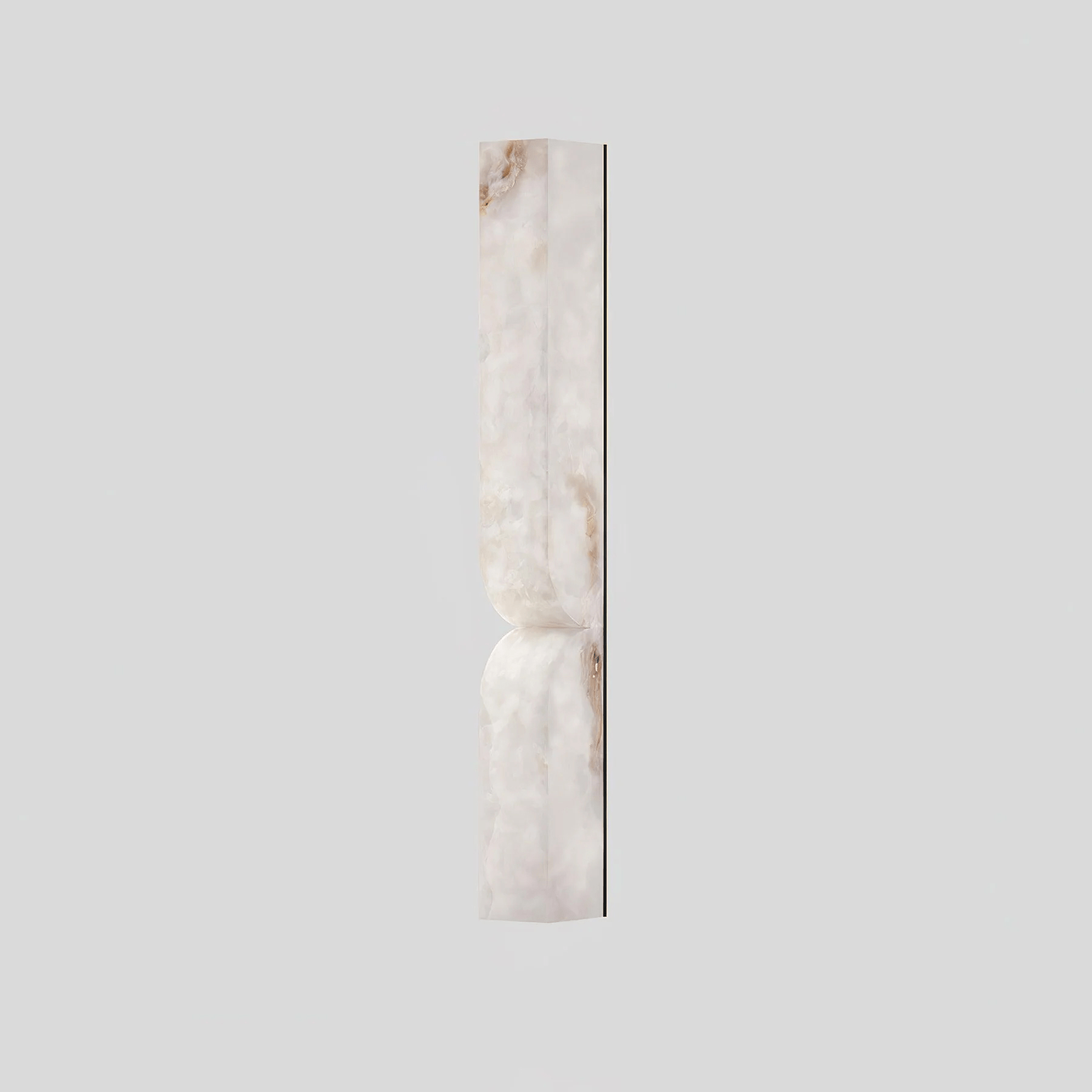 Wall Sconce Alabaster 13.8 in LED Indoor Lighting Gold Black Modern Home Bedroom Living Room Decorative Accent | Thomler