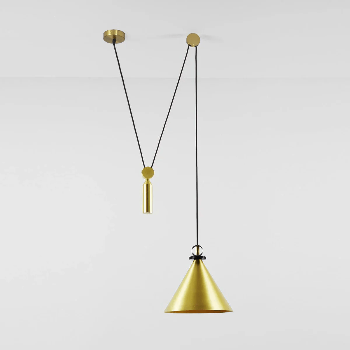 Metal Geometric Pendant Light 11.8 in Modular Ceiling Indoor Hanging Lamp | Thomler