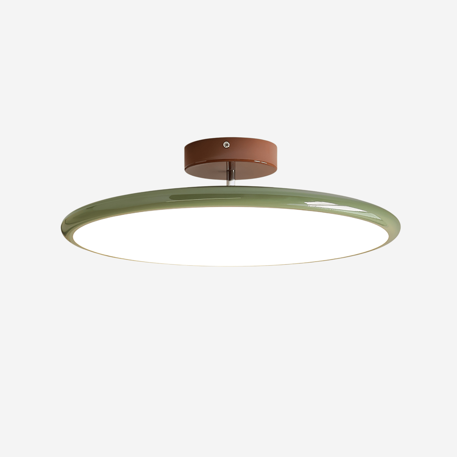 Drift Adjustable LED Ceiling Lamp 11.8 in Soft Ambient Indoor Lighting Beige Green | Thomler