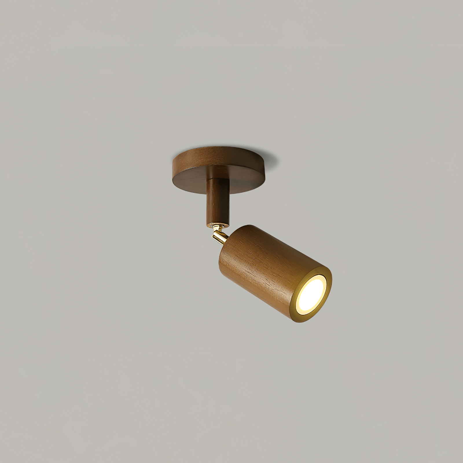 Wood Pendant Track Light 4 Heads 39.4 in Indoor Ceiling Wall Rustic Modern Lamp | Thomler