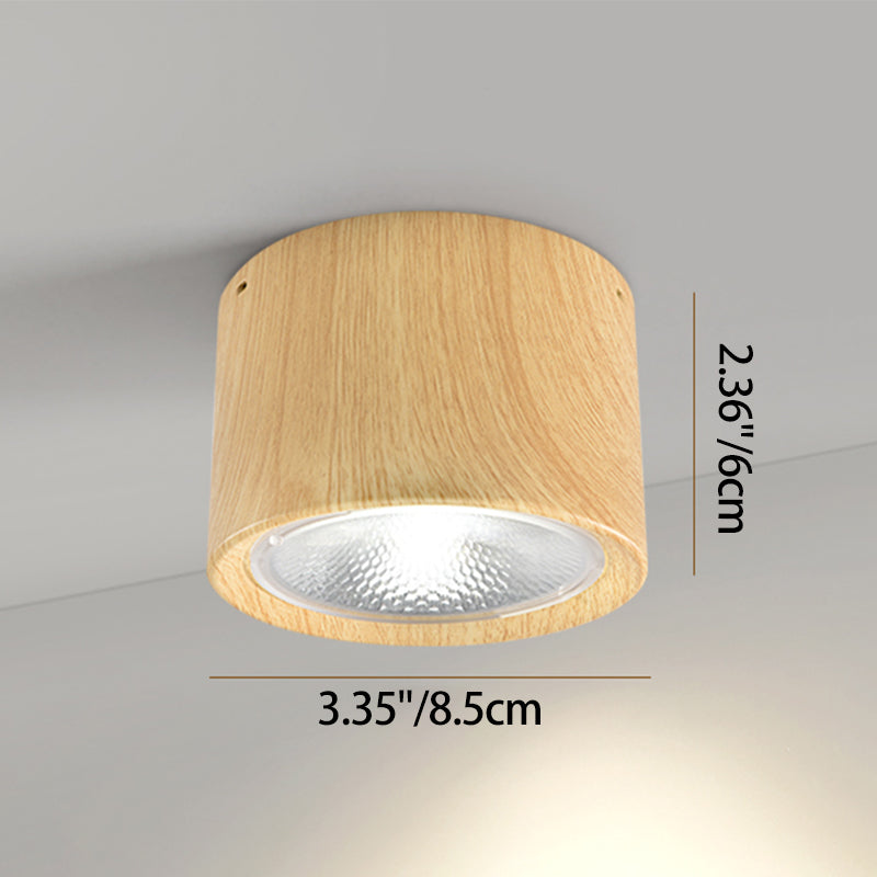 Minimalist Cylinder Surface Mount LED Light for Ceilings – Modern Downlight | Thomler