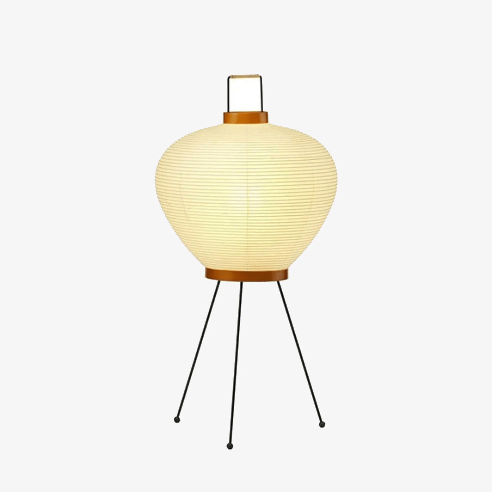 Table Lamp Rice Paper 16.9 in Indoor LED Bedroom Desk Nightstand Light | Thomler