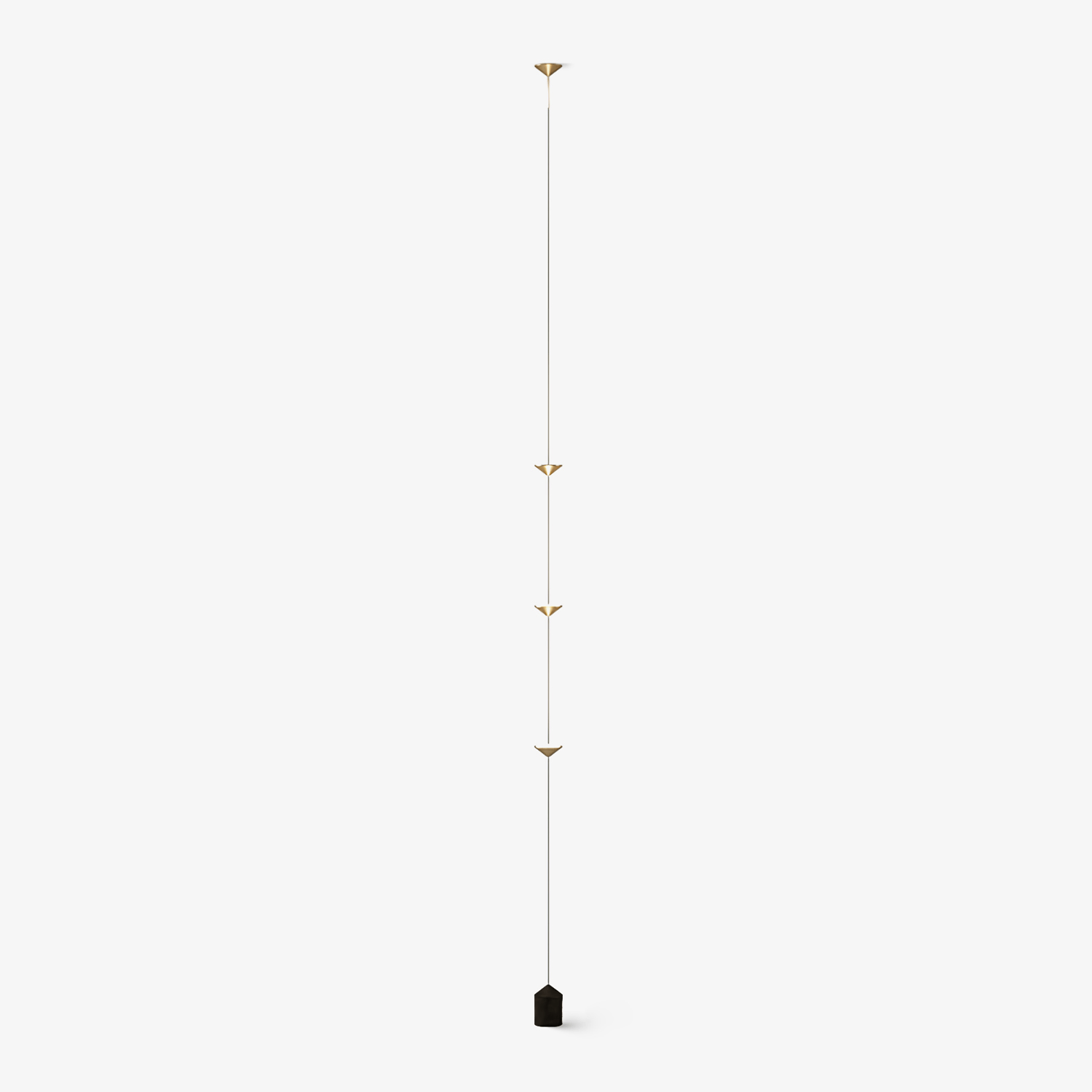Minimalist Pull Cable Floor Lamp 137.8 in LED Marble Base Indoor Ambient Lighting | Thomler