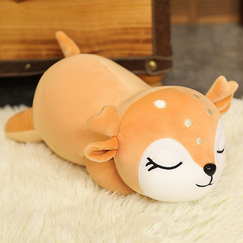 Soft Plush Deer Toy for Kids & Nursery Decor – 20 Inch Cuddly Woodland Animal Stuffed Figure, Gentle Expression Fawn for Toddlers & Baby | Thomler