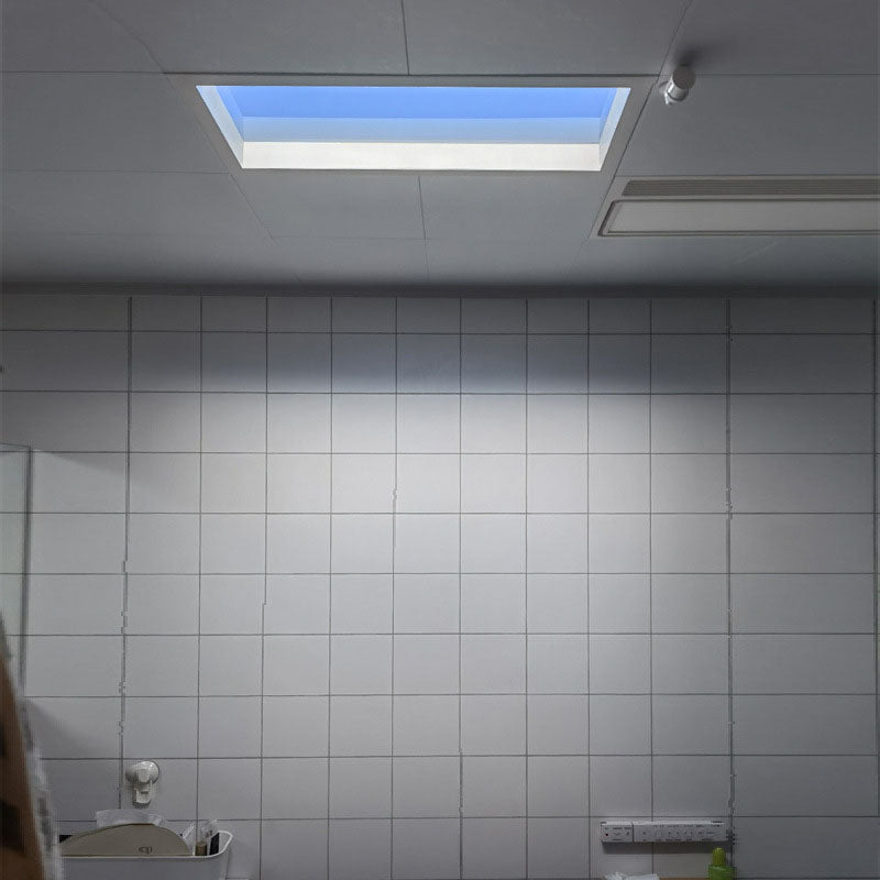 Ceiling Lamp Metal LED 60.0 cm x 30.0 cm Daylight Simulation Living Room Bedroom Recessed Smart Skylight Light | Thomler