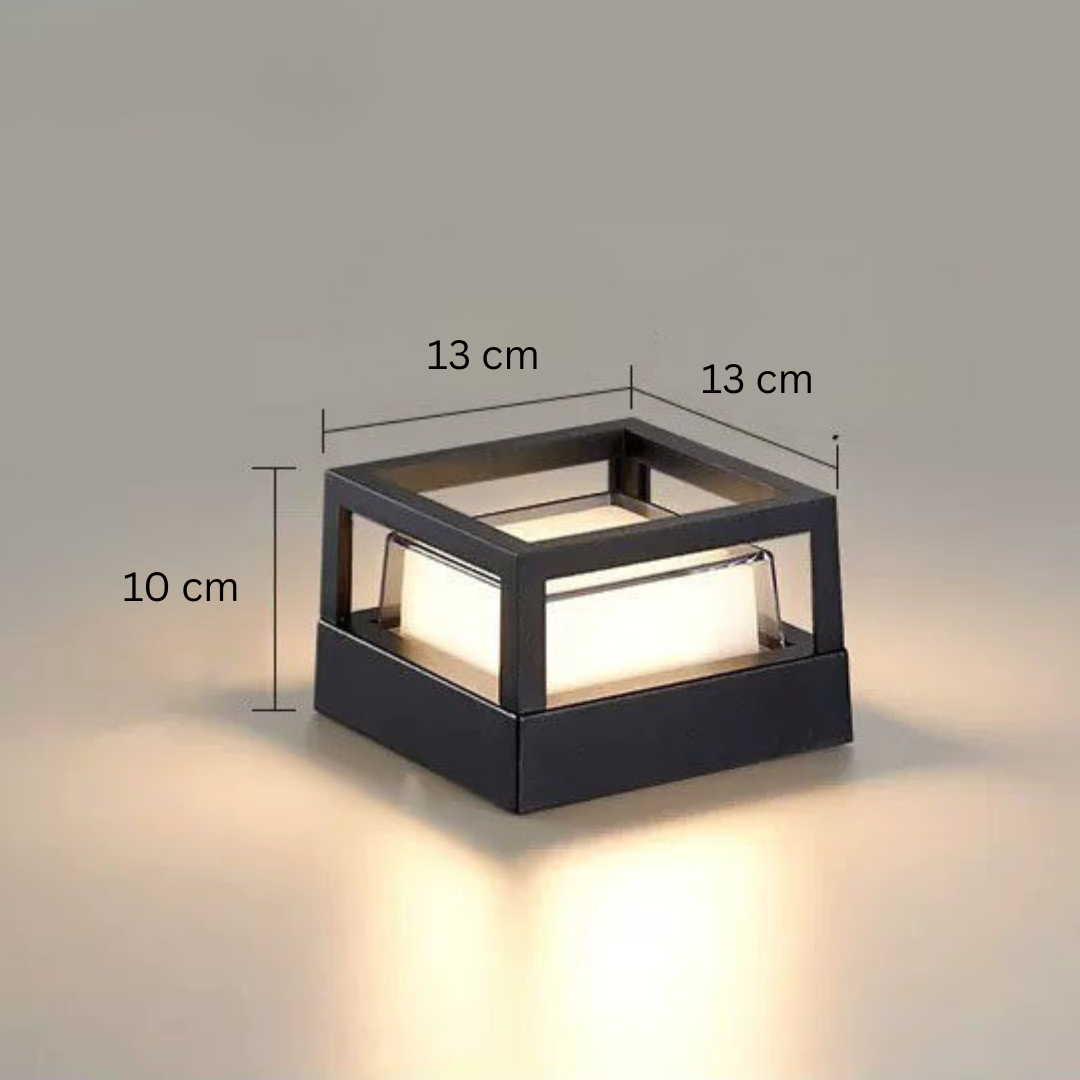 Weatherproof LED Outdoor Wall Light – Square & Round Industrial Fixture for Patio, Garden, Pathway | Thomler