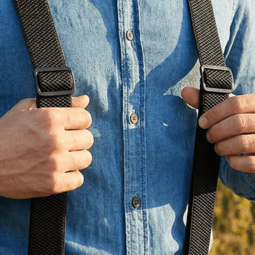 Adjustable Suspenders for Men – Classic Y-Back & X-Back Elastic with Metal Clips for Everyday Wear & Formal Events | Thomler