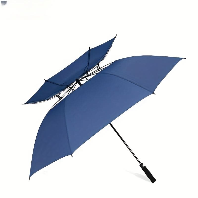 Oversized Automatic Umbrella Double Canopy Wind Resistant 2-3 Person Golf Rain Sun Protection Events Travel Outdoor Activities | Thomler