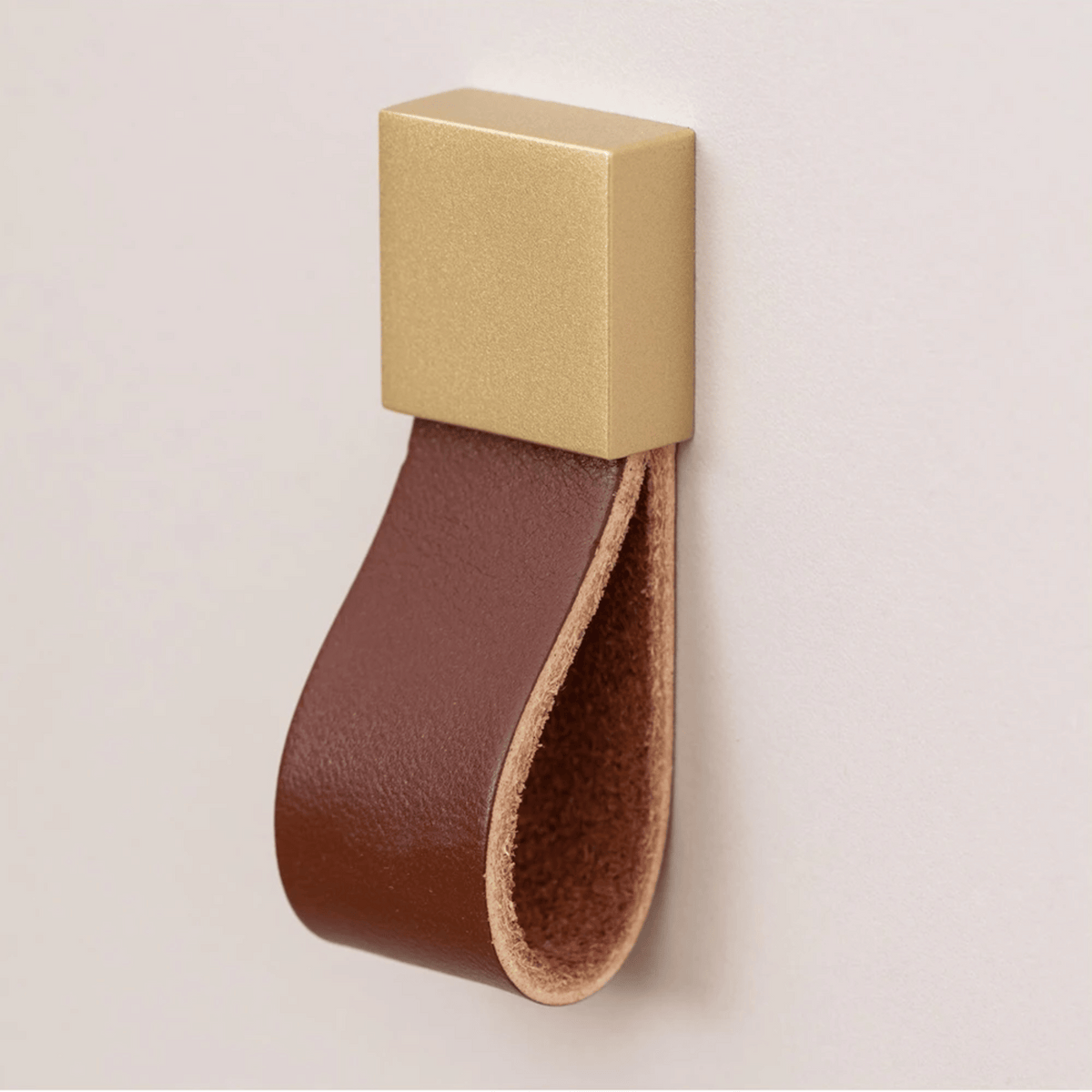 Zinc Alloy Cabinet Pulls with Genuine Cowhide Leather Accent – Modern Hardware for Kitchen Cabinets, Dresser Drawers & Furniture | Thomler