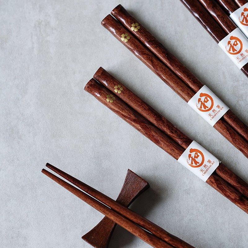 Houten Eetstokjes Set 5 Paar Sakura Design Japans | Sansoti