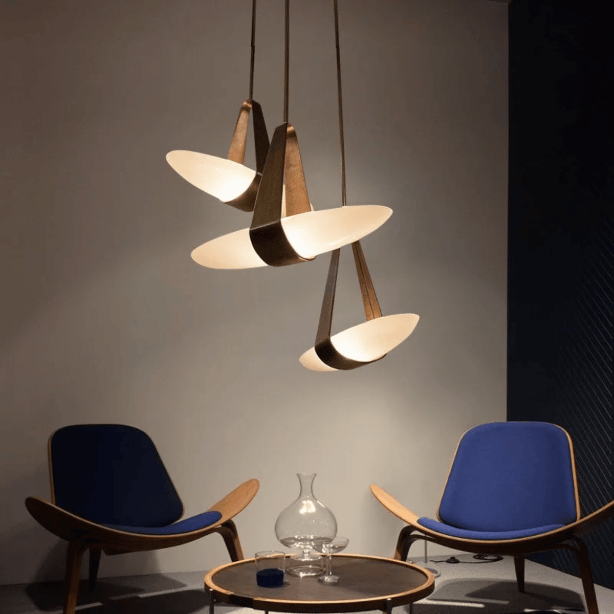 Frosted Glass Drop Pendant with Leather Strap for Bedrooms & Dining Areas | Thomler