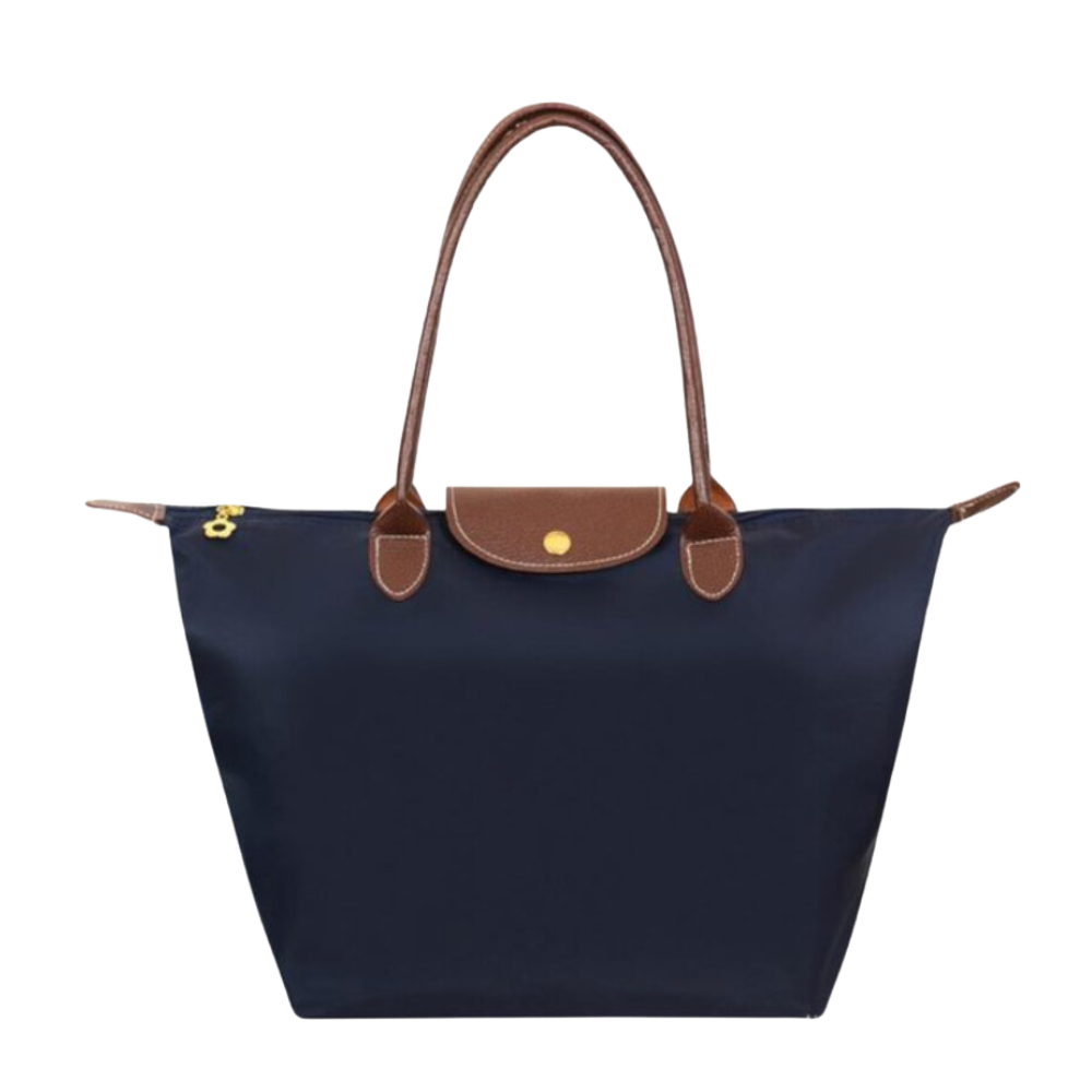 Water-Resistant Nylon Tote Bag with Leather Accents – Spacious Carryall for Work, Travel & Errands | Thomler