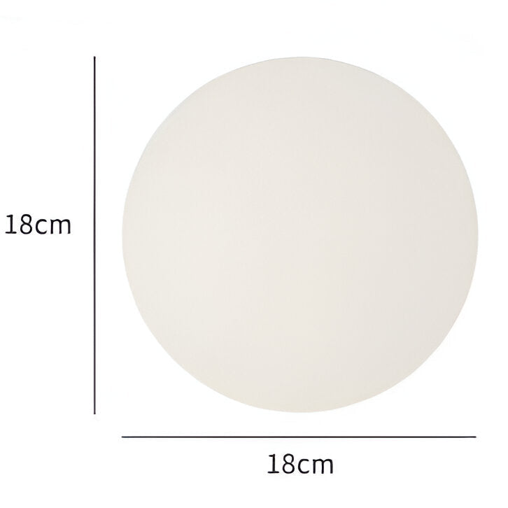 Wall Lamp Frosted Glass Globe 7.9 in Warm White Bedroom Hallway Modern Minimalist Sconce Ambient Lighting Fixture | Thomler
