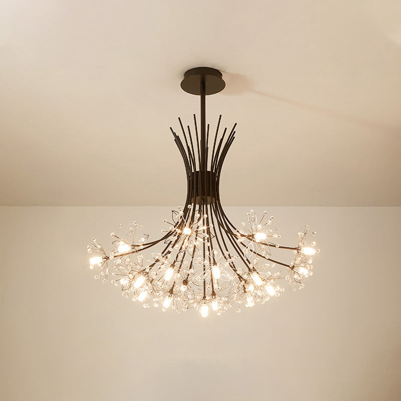 Chandelier Crystal 13 Lights 20.5 in Modern Living Room Dining Room Lighting Fixture | Thomler