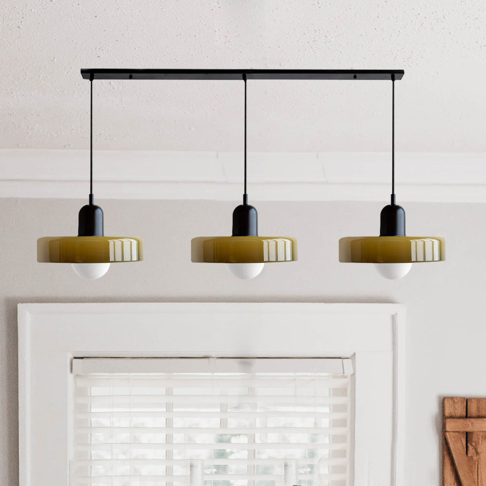 Pendant Light Glass Shade 30.0 cm Bedroom Bedside Hanging Lamp Modern Minimalist Nordic Style Adjustable Ceiling Light | Thomler