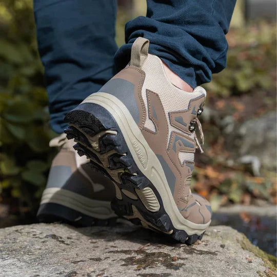 Cushioned High-Top Hiking Boots with Ankle Support for Men & Women – Waterproof Trail Shoes for Outdoor Adventures & Travel | Thomler
