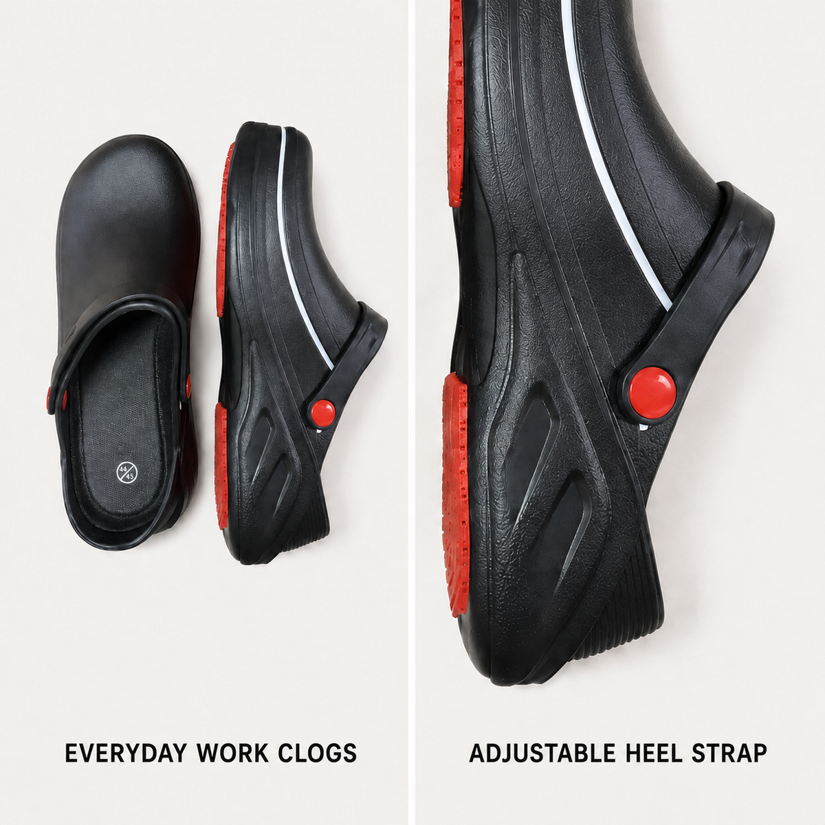 Oil-Resistant Work Shoes with Waterproof Protection & Anti-Slip Grip for Men – Industrial Safety Footwear for Kitchen, Construction & | Thomler