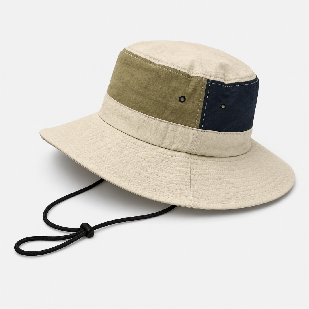 Wide Brim Outdoor Sun Hat with Chin Strap & UV Protection for Hiking, Fishing & Travel | Thomler