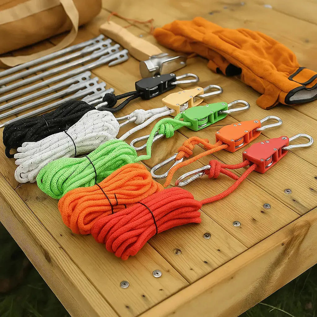 1+1 GRATIS | Winddichtes Spannseil mit reflektierendem Garn – Sicherer Halt für Ihre Outdoor-Ausrüstung