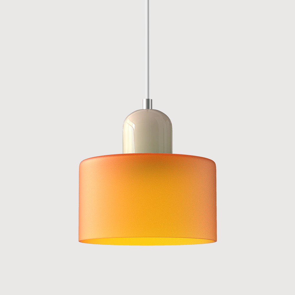 Linear LED Pendant Light White Glass Modern Hanging Fixture for Dining Room Kitchen Island Contemporary Halo Design Adjustable Cable | Thomler