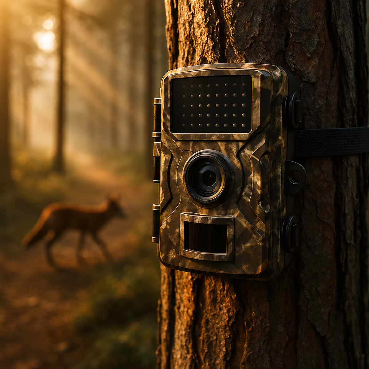 16MP Motion-Activated Wildlife Camera with Infrared Night Vision for Outdoor Animal Monitoring | Thomler