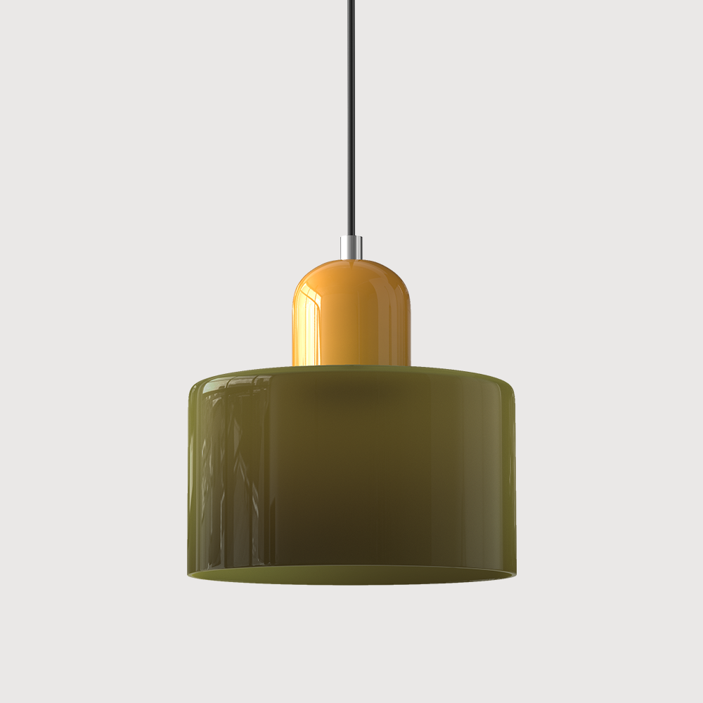 Glass Pendant Light Fixture with Adjustable Cord for Kitchen Island, Dining Room, and Living Room | Thomler