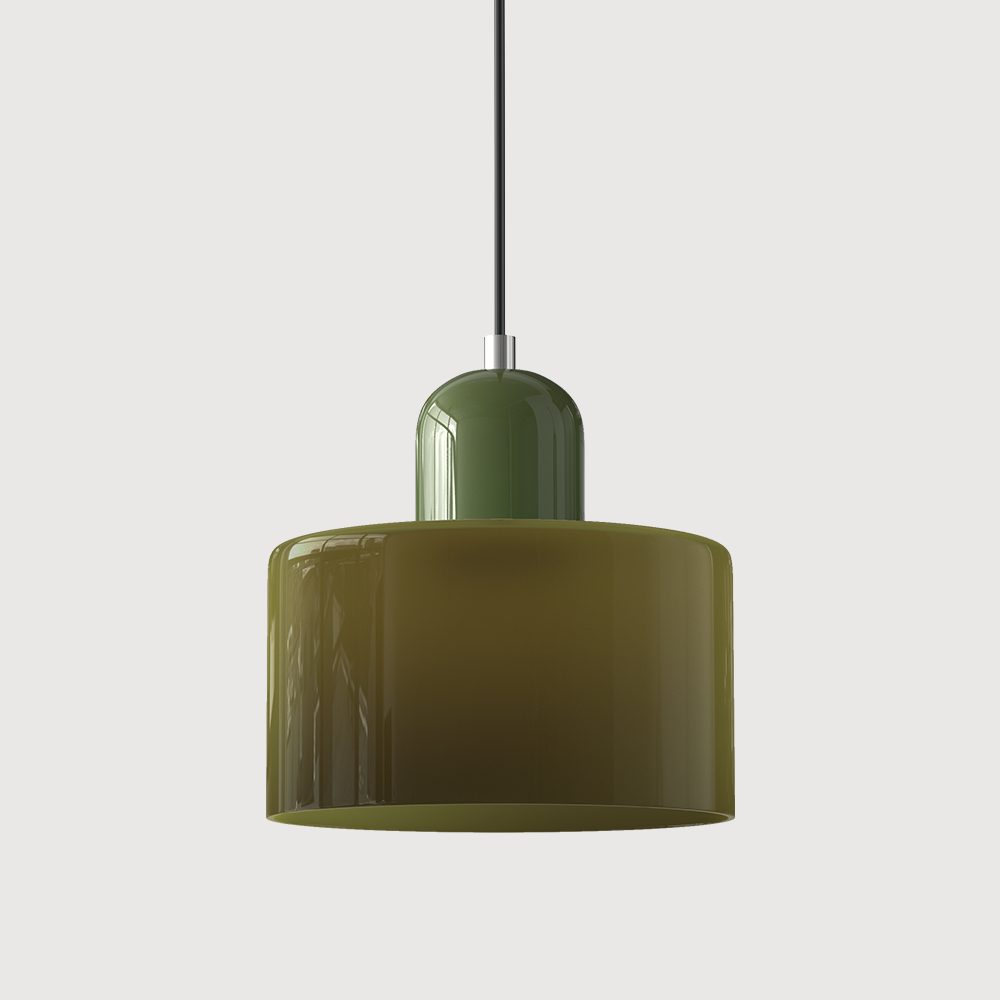 Glass Pendant Light Fixture with Adjustable Cord for Kitchen Island, Dining Room, and Living Room | Thomler