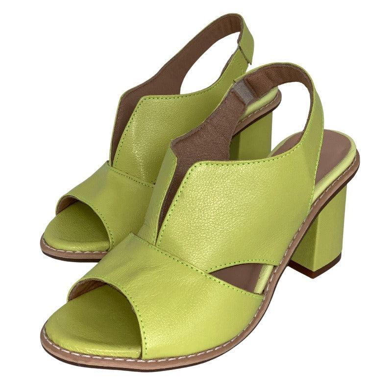 Blokhak Sandalen Dames Open Teen Elegant | Navando