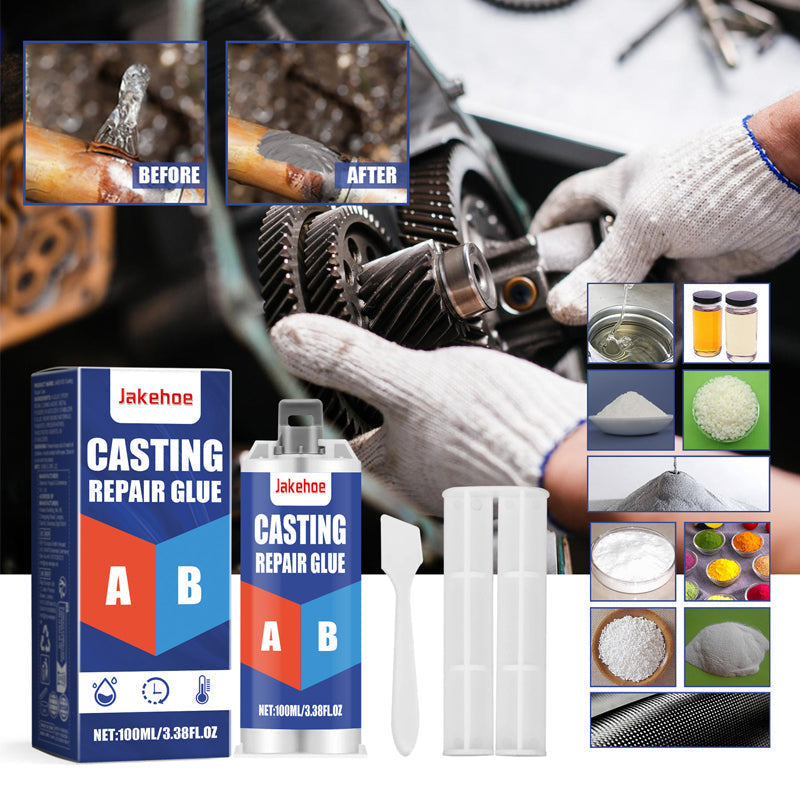 Heavy-Duty Metal Repair Epoxy Putty High-Temperature Resistant Two-Part Steel Adhesive for Automotive Industrial Cast Iron Aluminum DIY Proj | Thomler