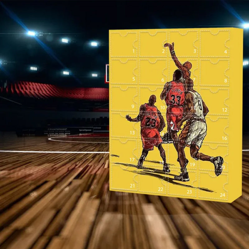 Basketball Holiday Countdown Calendar – 24-Day NBA Fan Gift Box for December | Thomler