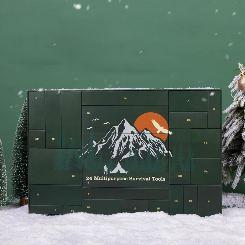WildWeg - Adventskalender Survival Kits für Männer - 24 Tage | 50% RABATT