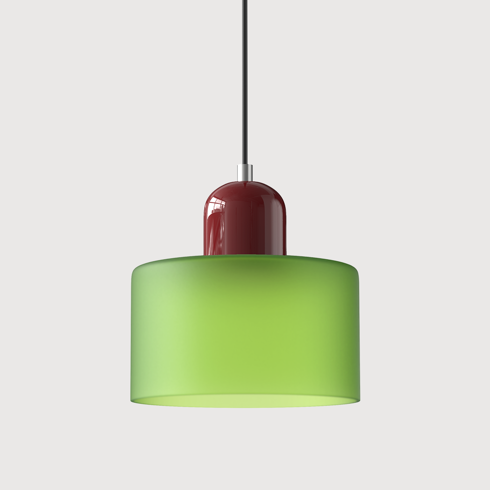 Linear LED Pendant Light White Glass Modern Hanging Fixture for Dining Room Kitchen Island Contemporary Halo Design Adjustable Cable | Thomler