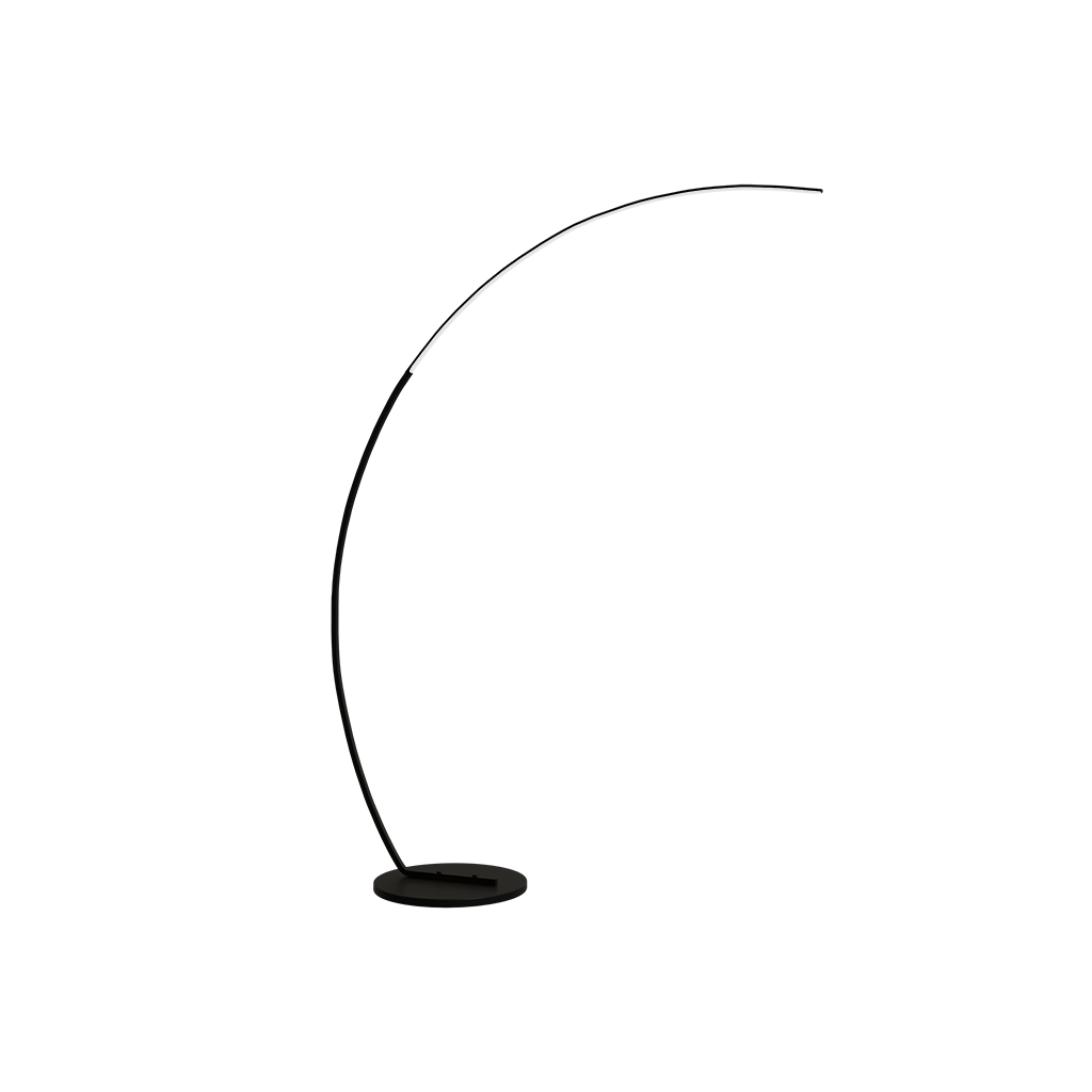 Floor Lamp Aluminum Arc 63.0 in Dimmable LED Living Room Bedroom Modern Standing Light Adjustable Color Temperature | Thomler