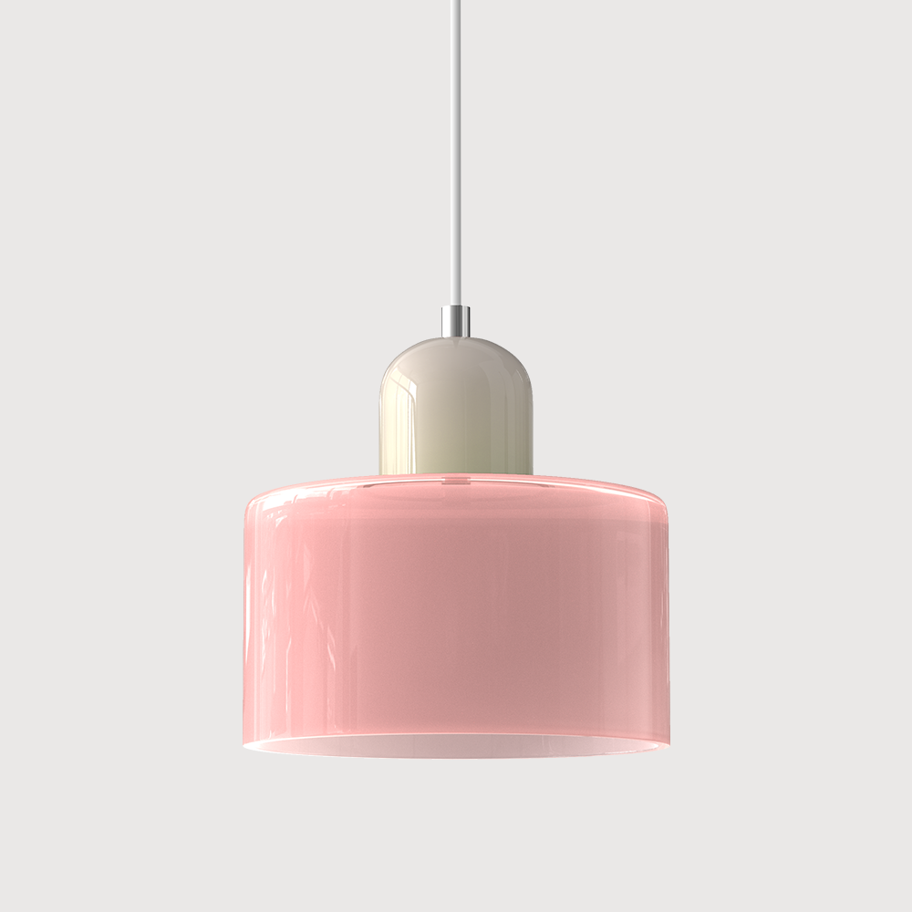 Linear LED Pendant Light White Glass Modern Hanging Fixture for Dining Room Kitchen Island Contemporary Halo Design Adjustable Cable | Thomler