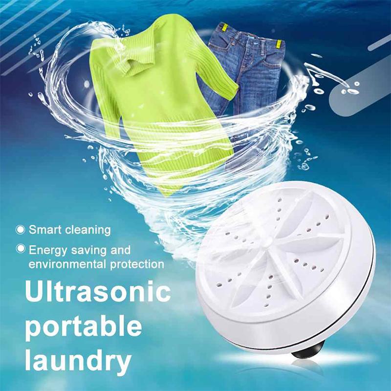 Compact USB-Powered Ultrasonic Cleaning Device for Dishes Glasses Jewelry & Produce 10W 5V Travel-Friendly Bowl Scrubber | Thomler